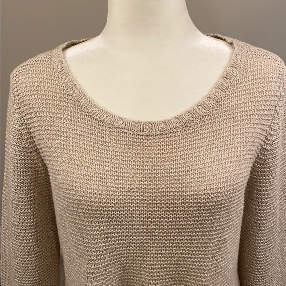 Eileen Fisher Linen Blend Crew Neck Sweater - Picture 5 of 5
